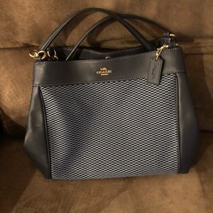 Coach Bag. New . Never used. Color Navy